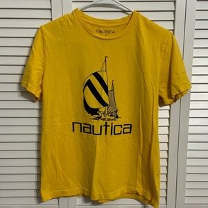 Nautica Yellow Shirt Size Small